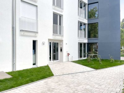 3-Zimmer-Wohnung im Neubau mit Garten * Nähe Orankesee
