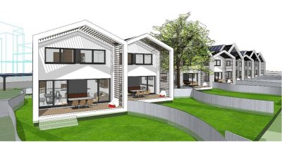 Bad Fischau: NEUES WOHNBAUPROJEKT! Top moderne Doppelhaushälfte auf 3 Etagen in wunderschöner Lage