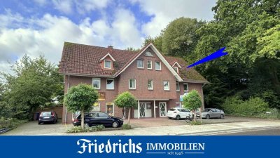 Kapitalanlage!
Gepflegte 2-Zimmer-OG-Wohnung mit Stellplatz in absolut zentraler Lage von Edewecht