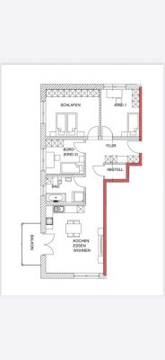 Schöne 4 Zimmer Wohnung mit Balkon in Ergoldsbach