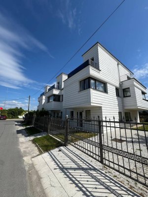 Modernes Reihenhaus mit 3 Etagen, Balkon und Einbauküche - wählen Sie eines von drei Häusern