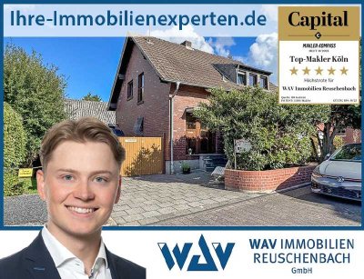 Einfamilienhaus mit sehr großem Grundstück und Lagerhalle in Fischenich