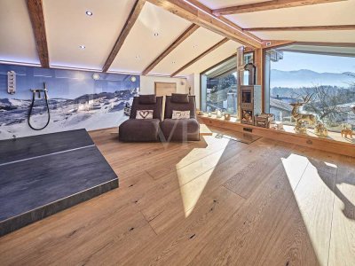 Elegantes Wohnkonzept mit Privat-Gym, Wellnessoase, Außenpool und zusätzlicher Wohnmöglichkeit