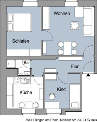 Hier wird frisch für Sie saniert ! 3-Zimmer-Wohnung