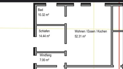 Ansprechende und neuwertige 2-Zimmer-Erdgeschosswohnung mit geh. Innenausstattung mit Balkon