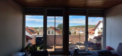Nachmieter gesucht für 2-Zimmer-Wohnung mit tollem Ausblick über Rheinhessen
