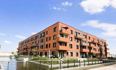 !!! Mainz Zollhafen - Leben direkt am Wasser - helle 3-Zi.-EG-Wohnung !!!