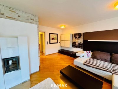 NEU! Natur. Ruhe. Lebensfreude. 4-Zimmer-Wohnung – möbliert, familienfreundlich &amp; mit Bergblick