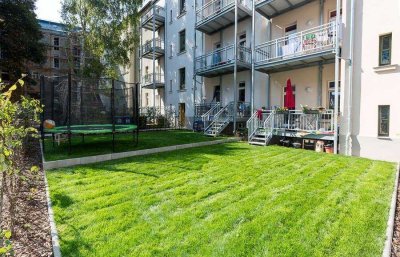 schöne 4- Zimmerwohnung im familienfreundlichen Brunnenviertel mit eigenem Garten