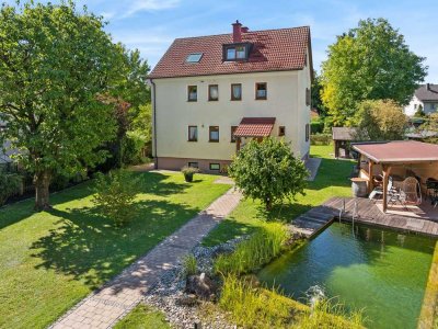 Schönes Zweifamilienhaus auf großzügigem Grundstück mit Entwicklungspotenzial in München-Moosach