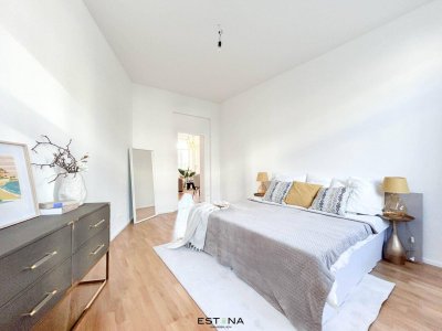 Stilvolle 3-Zimmer-Wohnung mit separater Küche in begehrter Grünruhelage nahe Gustav-Klimt-Park