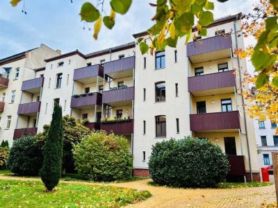 *Gohlis* Vermietete 2 Zi.-Whg. mit Balkon in liebevoll saniertem Altbau!
