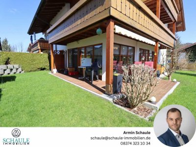 Helle Gartenwohnung mit Grüntenblick – Ihr Wohlfühlparadies