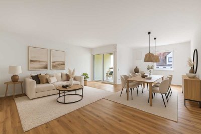 Feine Architektur & helle Räume – 2-Zimmer-Wohnung mit Loggia