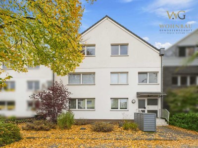 WOHNBAU: Traumhafte Dachgeschoss-Wohnung mit Balkon und Tiefgaragenstellplatz in Köln-Widderdorf