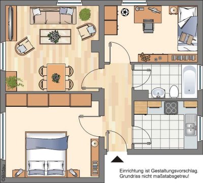 3-Zimmer-Wohnung in Recklinghausen Süd