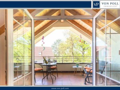 Charaktervolle Dachgeschoßwohnung mit idyllischer Süd-Loggia