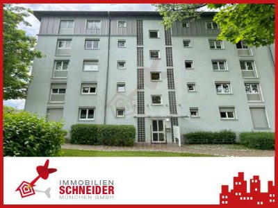 IMMOBILIEN SCHNEIDER - bezugsfr. Schöne 1 Zimmer Wohnung mit Laminatboden, EBK und West-Balkon