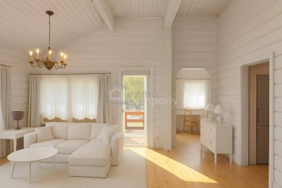 Blockhaus mit Charme in Hagenbrunn – Natur trifft Gemütlichkeit