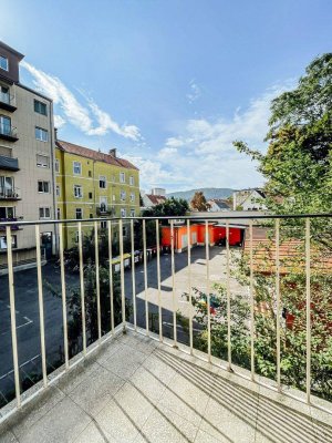 RENOVIERT I BALKON I PROVISIONSFREI I NÄHE LENDPLATZ I BADEWANNE I MODERNER SCHNITT I HAUSTIERE ERLAUBT I RUHIGE LAGE I PROJEKT WOHNEN