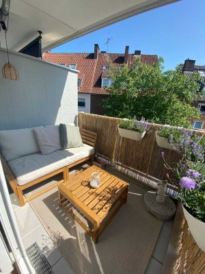 Exklusive Singlewohnung mit Südbalkon in der Frauenstraße