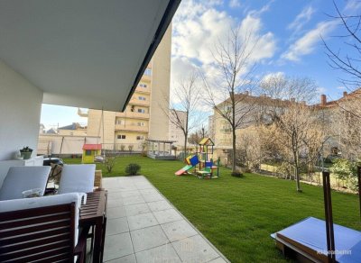 GEIDORF: Sonnige Gartenwohnung mit 2 Schlafzimmer + Tiefgarage (bis 2027 vermietet)