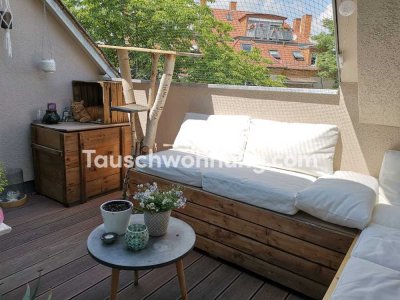 Tauschwohnung: Altbau Maisonette 3zimmer, 2 Balkone