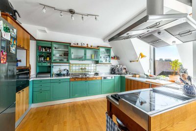 Stylische Maisonette Wohnung über den Dächern von Nürnberg