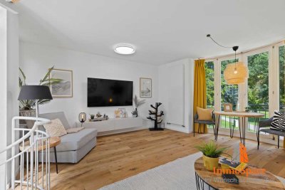 *** Ein TRAUM von einem Haus mit Terrasse direkt im Park *** Top-renoviert für Singles und Paare ***