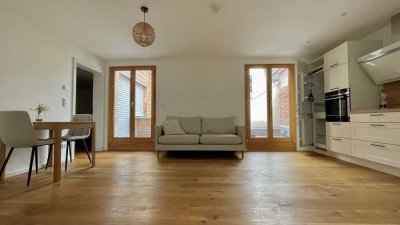 Einziehen und zu Hause fühlen: Exklusive Neubauwohnung - 67 m², 3-Zi, vollmöbliert
