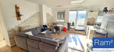 Helle 3-Zimmer-DG-Wohnung mit Fernblick auf die Weinberge im Süden von Wien zu verkaufen