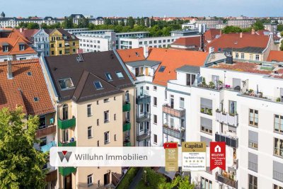 *Provisionsfrei & leerstehend* I 4 Zimmer Altbauwohnung I Einbauküche I Balkon
