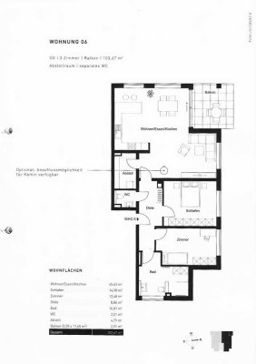 Exklusive, gepflegte 3-Zimmer-Wohnung mit geh. Innenausstattung mit Balkon und EBK