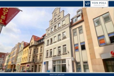 Etagenwohnung mit Fahrstuhl und Einbauküche inmitten der Altstadt Stralsunds