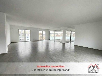Luxuswohnen!!! Traumhafte XXL-Loftetage mit überdachtem Balkon & schicker Einbauküche in Nürnberg