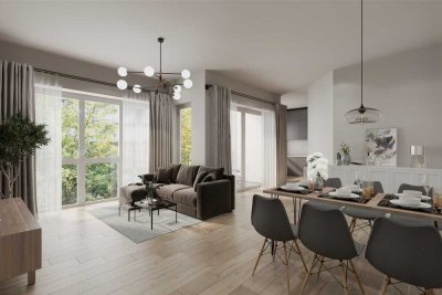 Wohnen für die ganze Familie: Helle 4-Zi.-OG-Wohnung mit Balkon in Achstetten