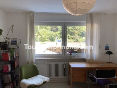 Tauschwohnung: 2-Zi.-Wohnung im Grünen + zentral