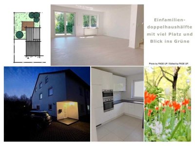 Einfamilienhaus Doppelhaushälfte mit Garten