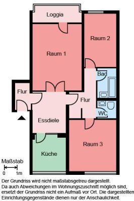 Etagenwohnung in Unna - 3 Zimmer, abwechslungsreiche Atmosphäre