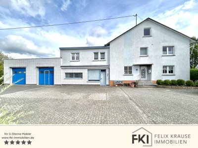 **Werkstatt, Lager, Wohnhaus - vielseitig nutzbare Immobilie in Mudenbach**