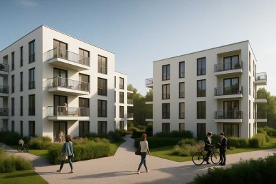 Modernes Wohnen in Lichtenrade – helle 2-Zimmer-Neubauwohnung mit Balkon
