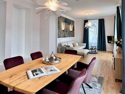 Luxuriöse 95 m² 3-Zimmer Wohnung in renovierter Villa in Badenweiler mit EBK und Balkon
