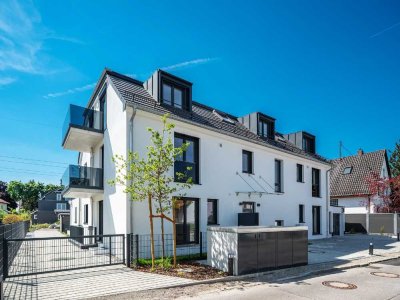 MAIER - Erstbezug! Gartenwohnung mit Südterrasse, EBK,TG, Energieeffizienz!
