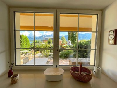 Gartenblick, Seeluft und ein Hauch von Urlaub – 3-Zimmer-Wohnung inkl. privater Badekabine in Drobollach