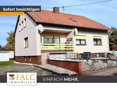 +++Viel Raum zum Leben: Zweifamilienhaus auf sonnigem Grundstück+++