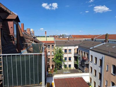 Wohnen wie im Wolkenschloss – Zentral gelegene Maisonettewohnung mit Garantie auf gute Aussicht