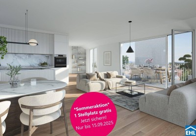 SOMMERAKTION: Stellplatz gratis! Erstbezug in ruhiger Lage – Wohnqualität am Jedlersdorfer Platz!