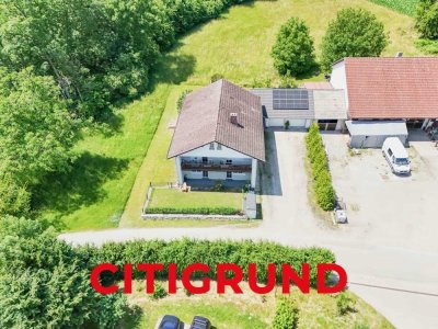 Wimpasing/Kraiburg - Großes Zweifamilienhaus mit sonnigem Garten - Ideal für Mehrgenerationenwohnen
