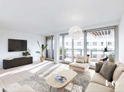 Ganz oben mit EBK, Südbalkon und privatem Dachterrassenabschnitt