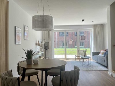 Zum 01.08.25 FREI! Reihenmittelhaus (4,5 Zi.) mit Vollbad, G-WC, Garten und Terrasse